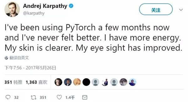 PyTorch 的易用性如何?Andrej Karpathy 是这样评价的